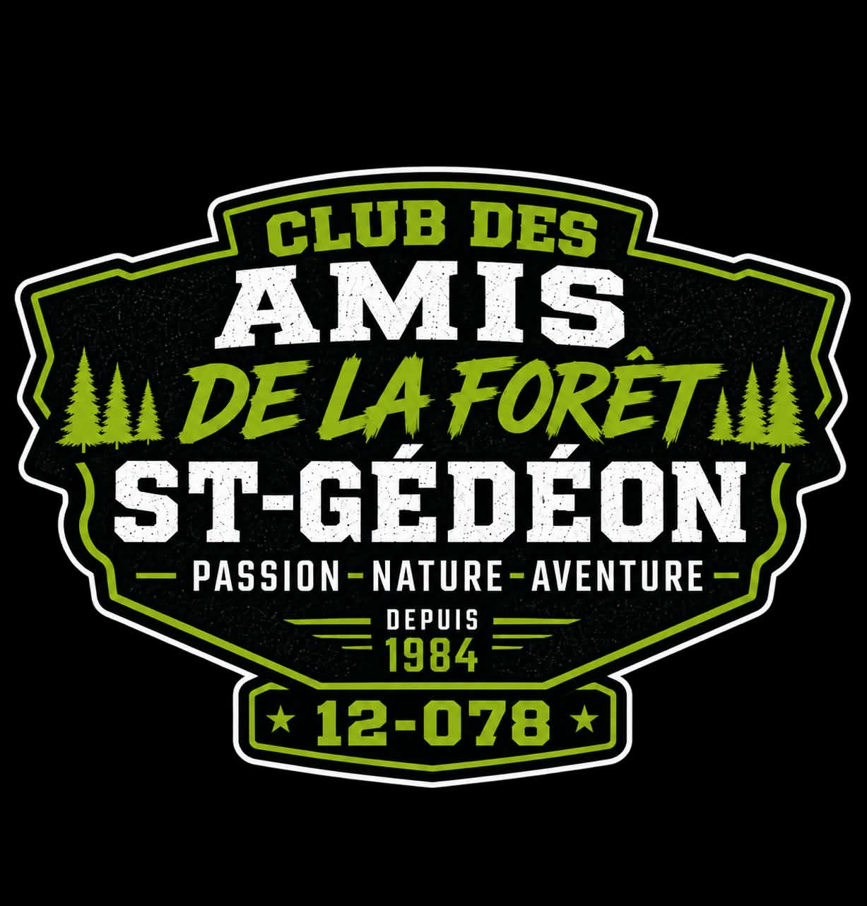 Logo 12-078 Club Des Amis De La Forêt De St-Gédéon